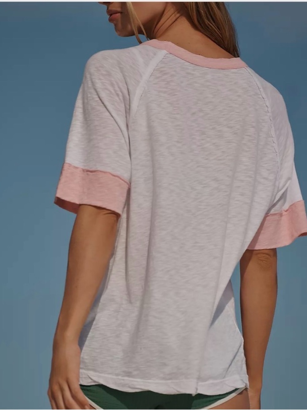 Sundry Semi-Sheer California Botanical Tee - Picture 3 of 6